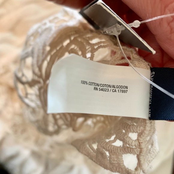 Old Navy Beige Boho Crochet Infinity Scarf - Picture 3 of 7